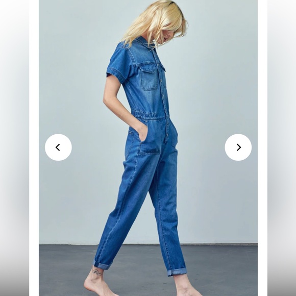 Free people Marci Coverall (light denim ) - Picture 5 of 12